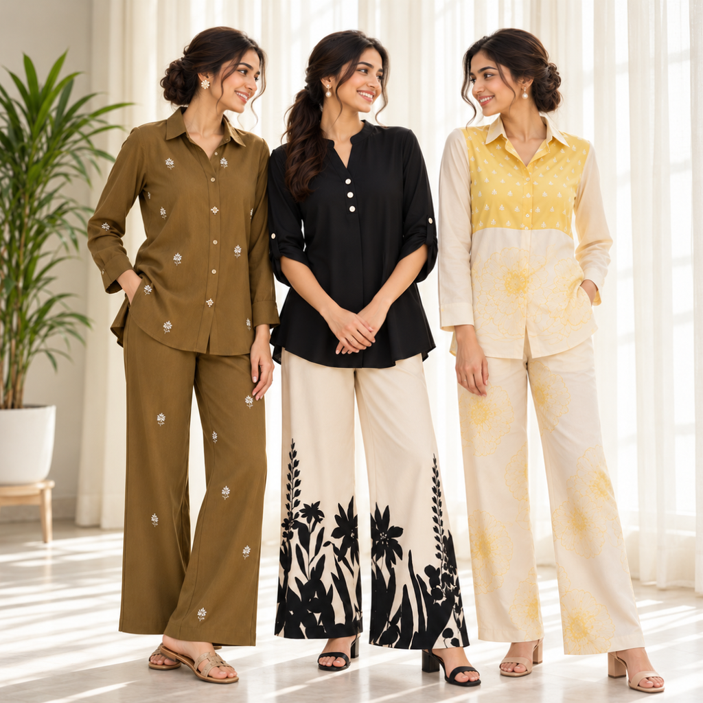 3 Women’s Co-Ord Sets for Everyday Comfort ( CS-4 )