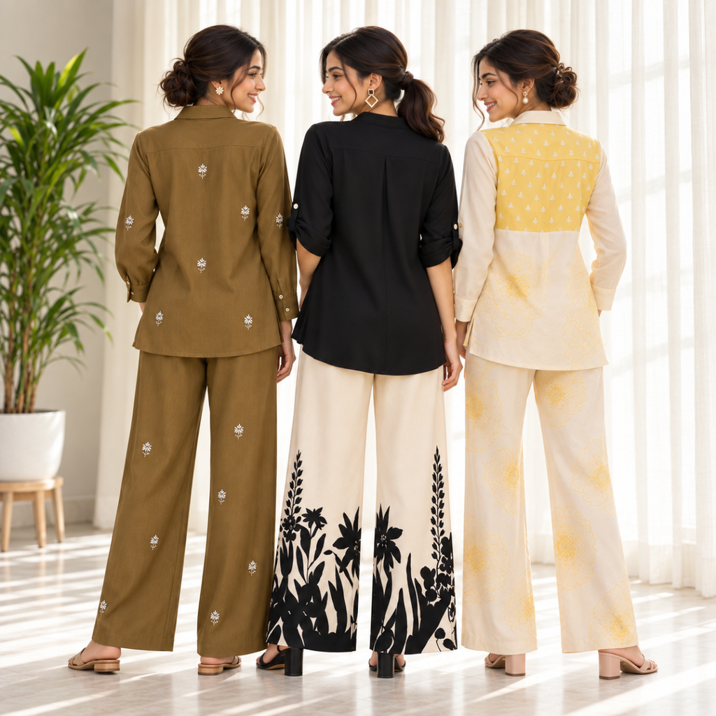 3 Women’s Co-Ord Sets for Everyday Comfort ( CS-4 )