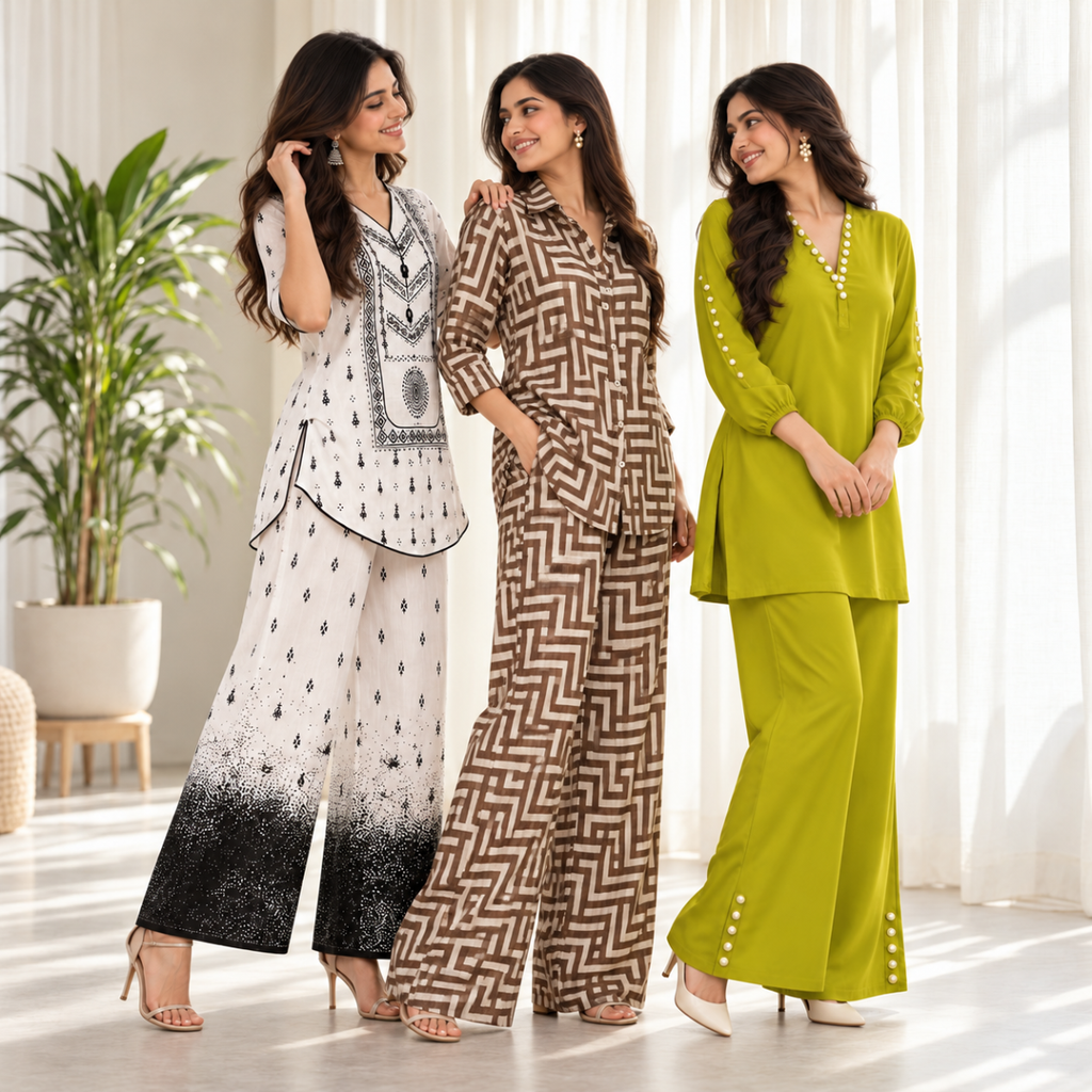 3 Women’s Co-Ord Sets for Everyday Comfort ( CS-6 )