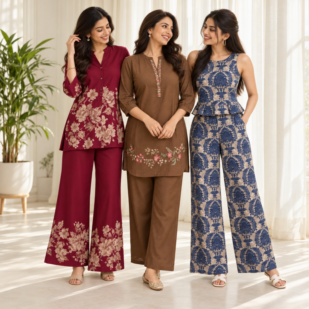 3 Women’s Co-Ord Sets for Everyday Comfort ( CS-7 )
