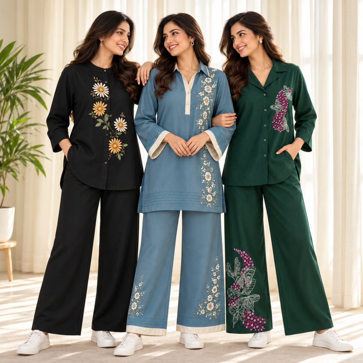 3 Women’s Co-Ord Sets for Everyday Comfort ( CS-8 )