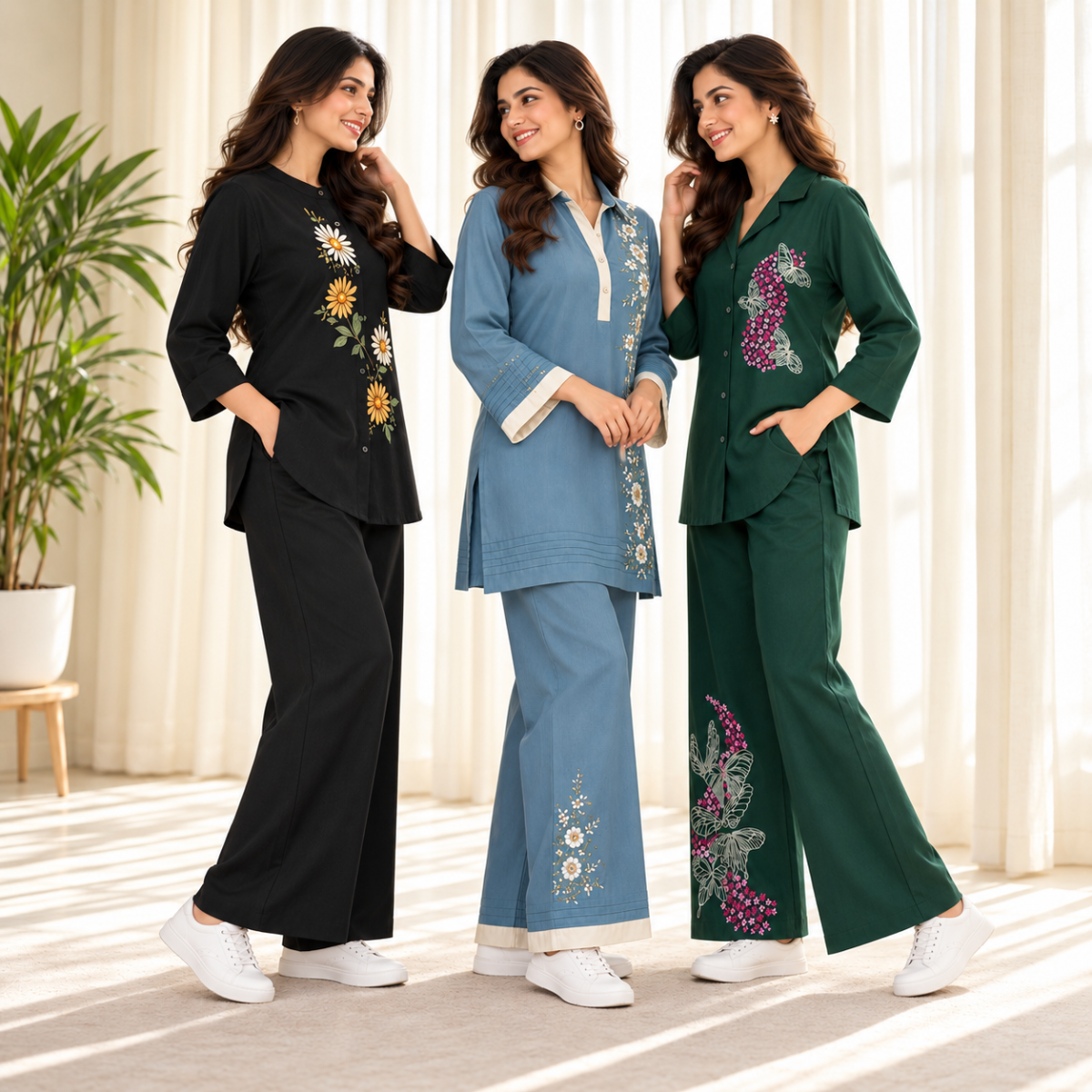 3 Women’s Co-Ord Sets for Everyday Comfort ( CS-8 )