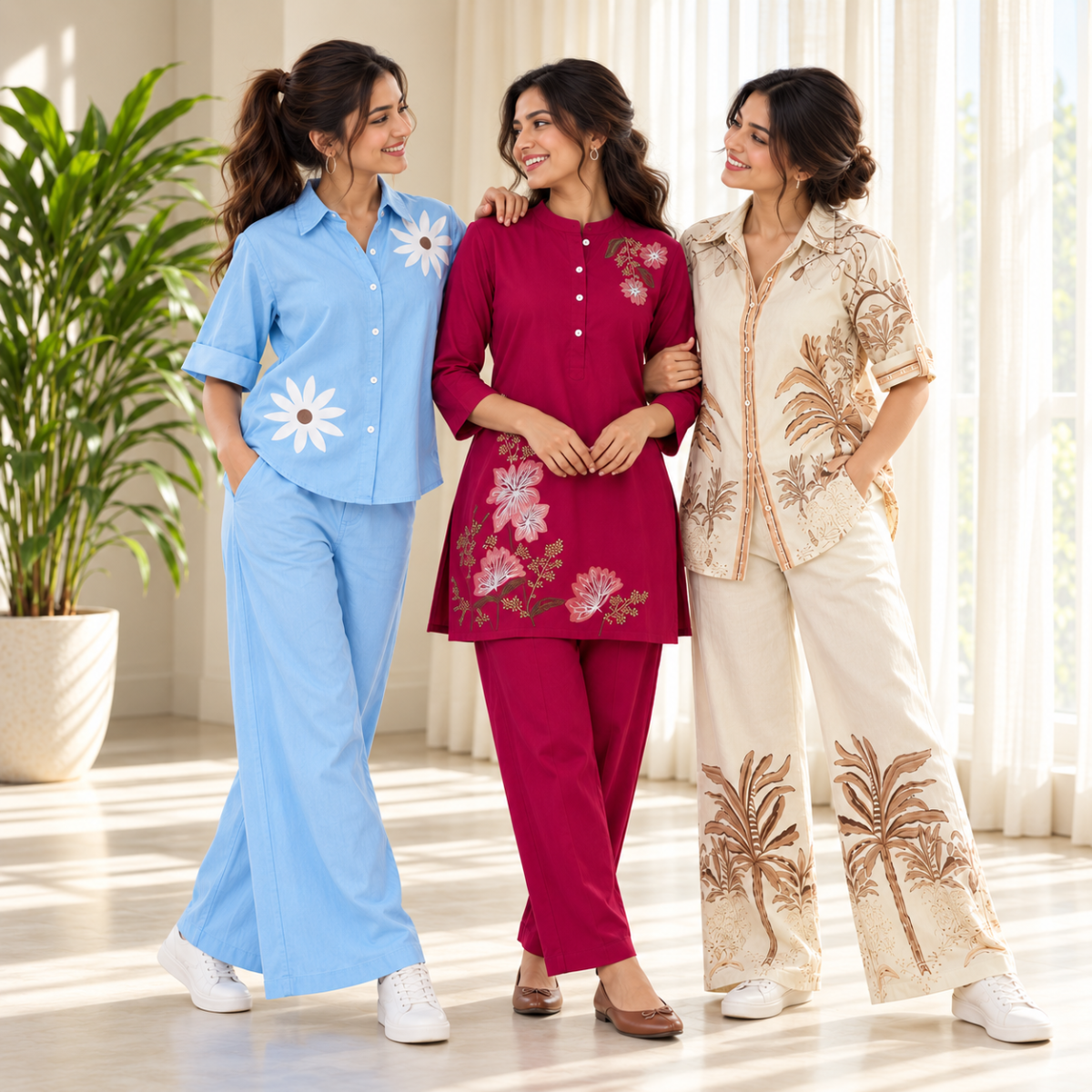 3 Women’s Co-Ord Sets for Everyday Comfort ( CS-9 )
