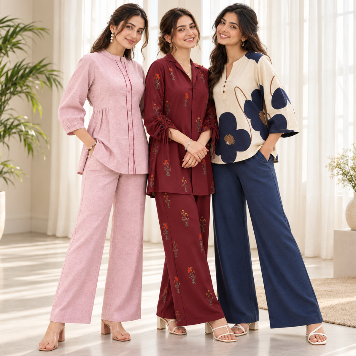3 Women’s Co-Ord Sets for Everyday Comfort ( CS-1 )