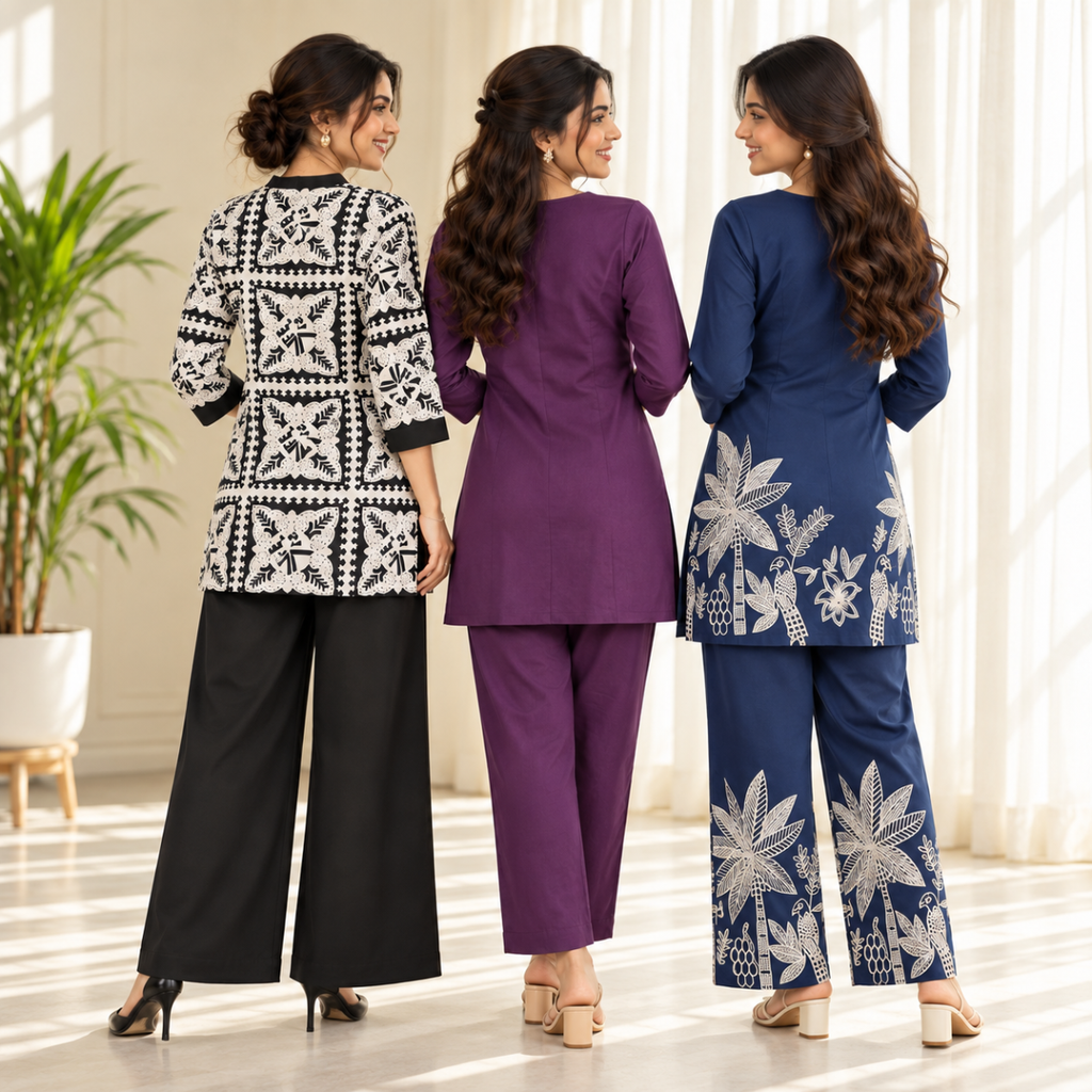 3 Women’s Co-Ord Sets for Everyday Comfort ( CS-10 )