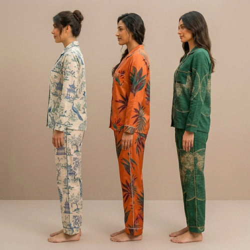 3 Combo Cotton Night Suits (3NS-27)