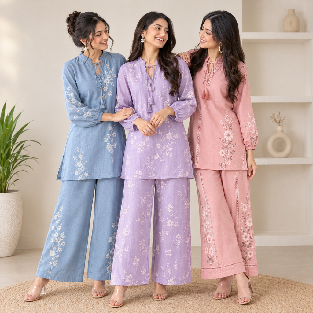 3 Women’s Co-Ord Sets for Everyday Comfort ( CS-15 )