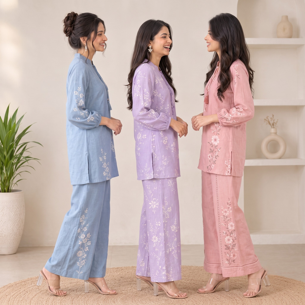 3 Women’s Co-Ord Sets for Everyday Comfort ( CS-15 )