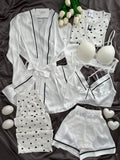 White Mega Suit & Bra Penty Set Combo for Women's
