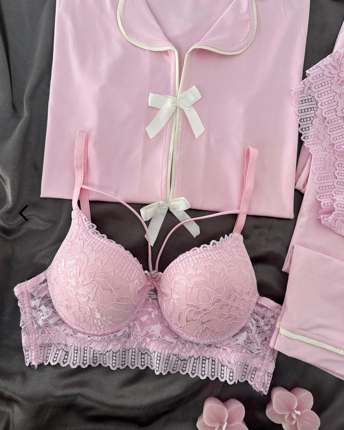 Love Night Suit & Bra Penty Set Combo for Women's