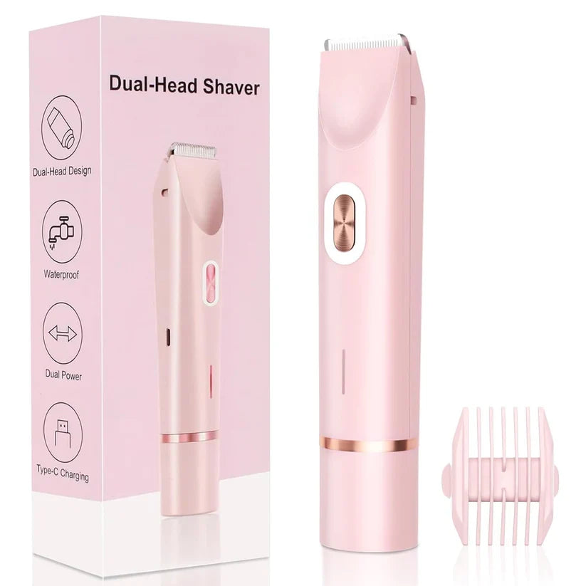 Veloura - Dual Head 2 in 1 Trimmer for Private Area and Body Hair